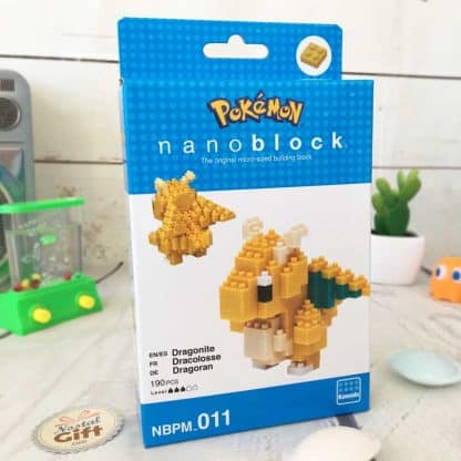 Nanoblock - Dracolosse - Pokemon - Figurine mini à monter