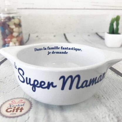 Bol Breton "La super Maman" - Cadeau maman – Image 3