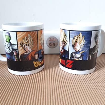 Mug Dragon Ball Z Moody - Saiyen (Goku, Vegeta, Trunks, Piccolo)