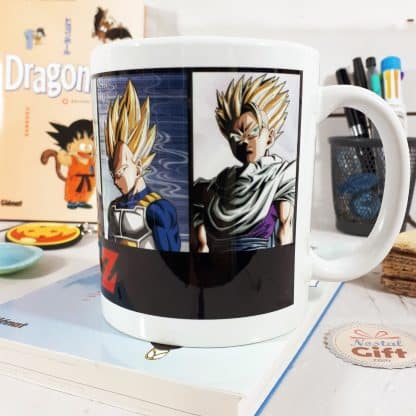 Mug Dragon Ball Z Moody - Saiyen (Goku, Vegeta, Trunks, Piccolo)