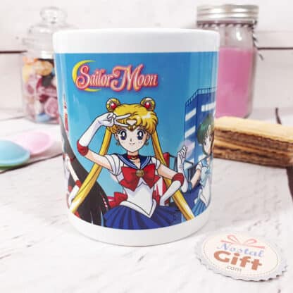 Mug Sailor Moon - Equipe (Sailor Moon, Mars, Mercure, Venus, Jupiter)