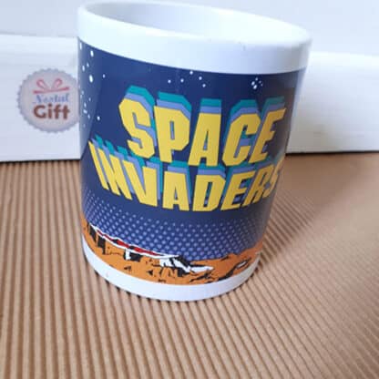Mug Space Invaders cabinet art