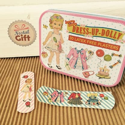 Boîte de pansements vintage Dress-up-Dolly