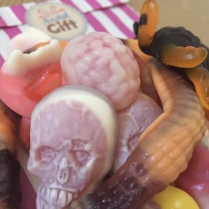 Assortiment de bonbons gélifiés effrayants
