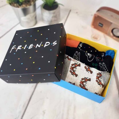 Coffret cadeau -  3 paires de chaussettes en coton Friends