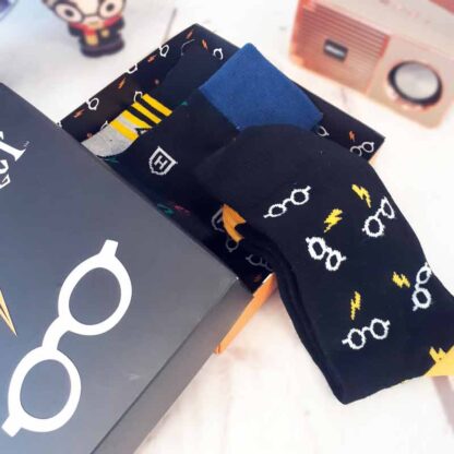 Coffret cadeau -  3 paires de chaussettes en coton Harry Potter
