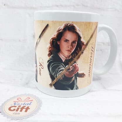 Mug Harry Potter - Baguettes magiques avec Hermione, Ron et Harry Potter