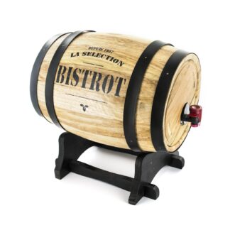 Tonneau à vin retro - Distributeur de Vin - 5 Litres - Idee cadeau homme