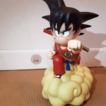 Dragon ball - Figurine / tirelire San Goku sur son nuage