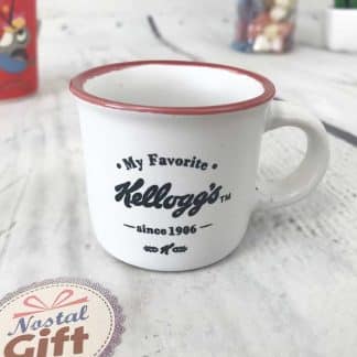 Tasses à café/expresso Kellogg's vintage rouge