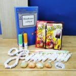 Coffret cadeau : Boîte console retro remplie de bonbons à la poudre