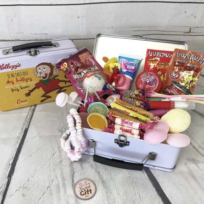 Mallette "Kellogg's" remplie de bonbons des années 80 – Image 10
