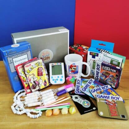 Coffret Cadeau « Retrogaming » et sa console Tetris