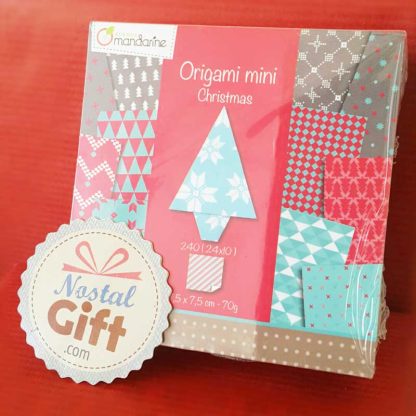 Christmas - Papier origami mini 7,5 cm x 7,5 cm - 240 feuilles – Image 2