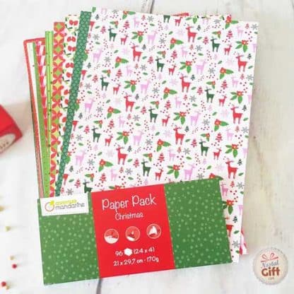 Papier de Noël - Scrapbooking
