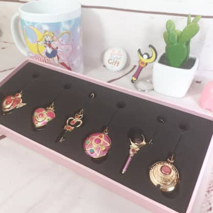 Lot de 6 breloques Sailor Moon