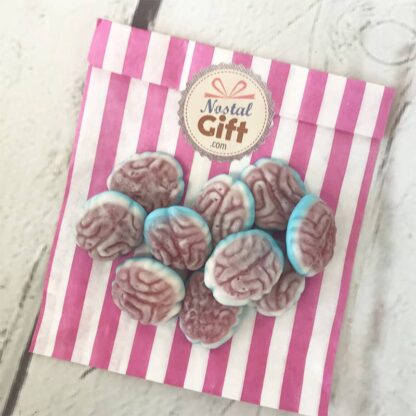 Bonbons Cerveaux gélifiés bleus et rouges x10- Bonbons Halloween – Image 2