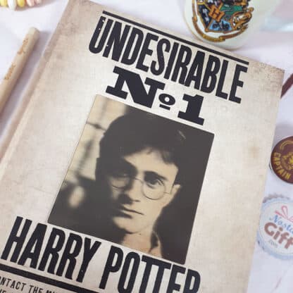 Cahier A5 - Avis de recherche Harry Potter