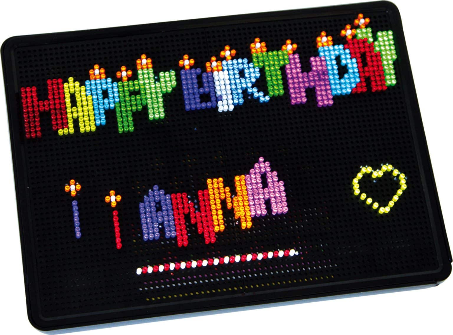 Tableau Lumineux à LED 35x26 Cm - Ardoise Effaçable Avec Stylet 7 Couleurs, 4 Modes D'éclairage - Surface Acrylique Anti-rayures - Cadeau Créatif Pour Enfants - 5