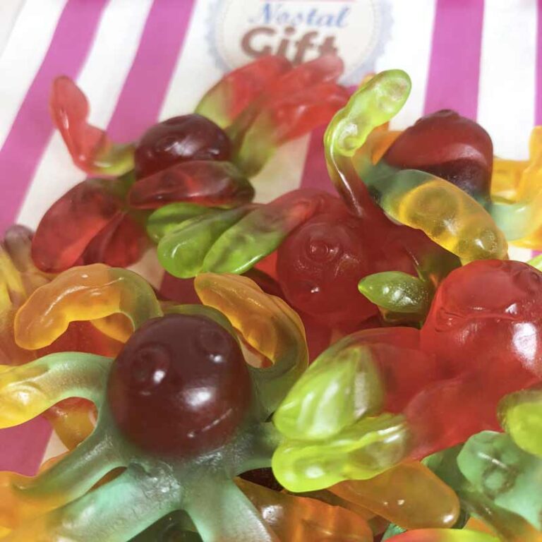 Sachet De Bonbons Araignées Trolli – 1 Kg – Goût Acide – Sans Gluten