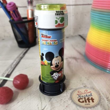 Jeu bulles de savon - La maison de Mickey