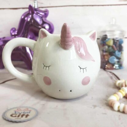 Mug 3D licorne blanc