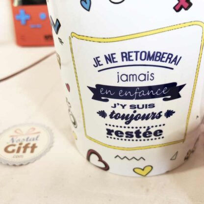Mug "Je ne retomberai jamais en enfance" – Image 5