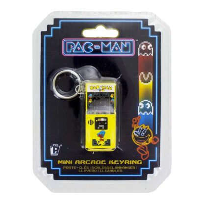 Porte clés Pac Man machine d'arcade