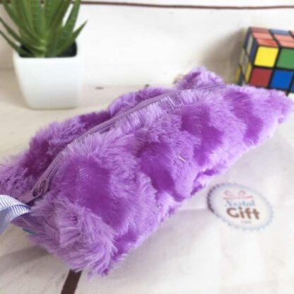 Trousse fausse fourrure style "moumoute" – Image 5