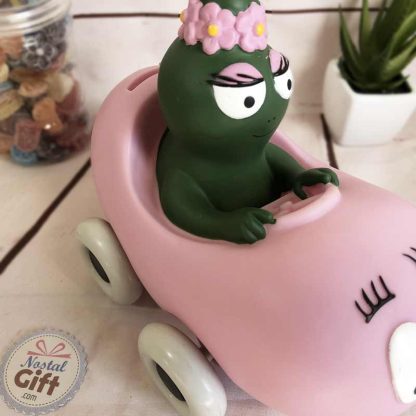 Barbapapa - Grande Figurine / Tirelire Barbapapa et Barbalala en voiture (15 cm) – Image 4
