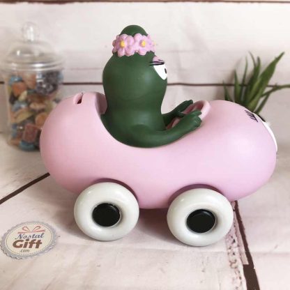 Barbapapa - Grande Figurine / Tirelire Barbapapa et Barbalala en voiture (15 cm) – Image 3
