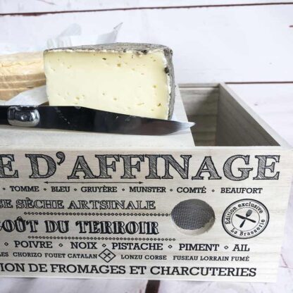 Boite à fromage - cave d'affinage avec couteau et grille de ventilation – Image 2