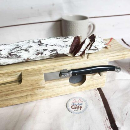 Boite a saucisson - cave à saucisson et son couteau – Image 3
