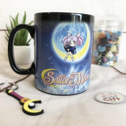 Sailor Moon - Grand Mug thermoréactif 460 ml - Sailor&Chibi Moon – Image 3