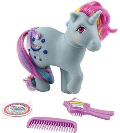 Mon Petit Poney Rétro parfumé - Moonstone (bleu) – Image 3
