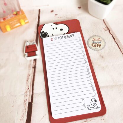 Mémo Snoopy - Visage de Snoopy