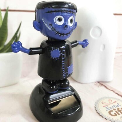 Petite figurine mobile Frankenstein à énergie solaire – Image 2
