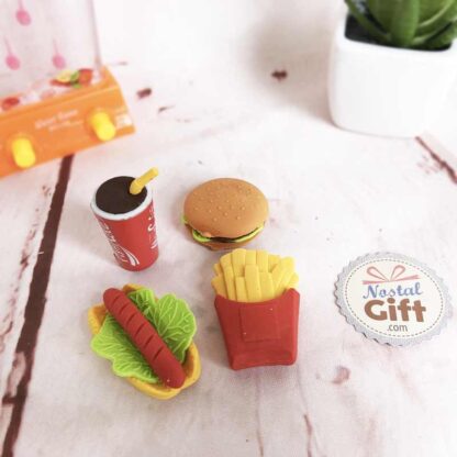 Gommes menu fast food x 4 – Image 2