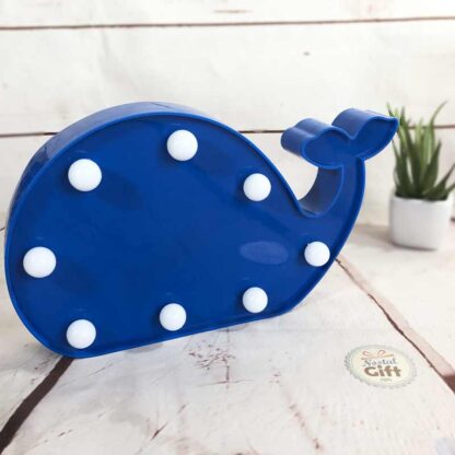 Lampe décorative LED Baleine