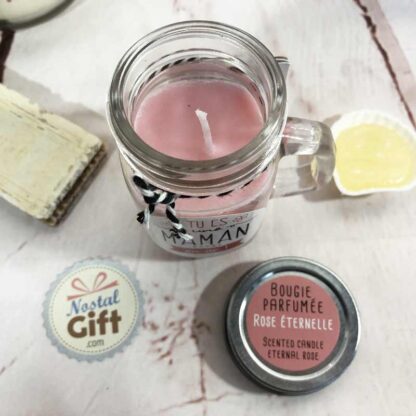 Mini bougie mason jar - "Tu es une Maman en or" – Image 3