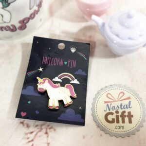 Pins/Broche Licorne Avec Message - Thème Motivation, Stress, Neurodiversité - Émail Multicolore - Neuf