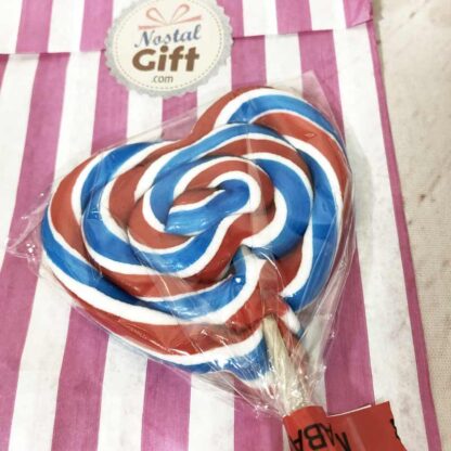 Sucette coeur de fête foraine - Bubble gum – Image 2