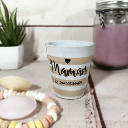 Tasse à café "Maman extraordinaire" 7cl – Image 2