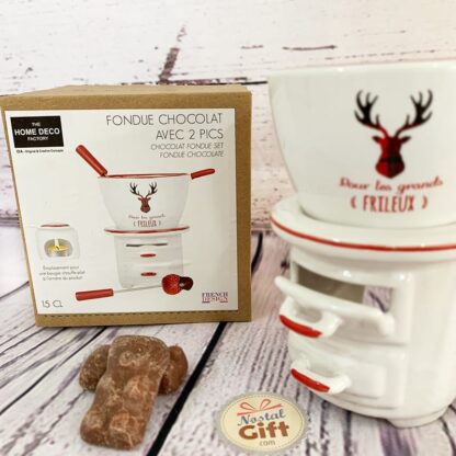 Petite fondue chocolat pour 2 personnes "Pour les grands frileux"