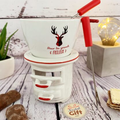 Petite fondue chocolat pour 2 personnes "Pour les grands frileux"