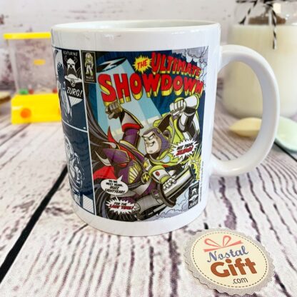 Mug Pixar Toy Story - Bande dessinée Buzz l'éclair VS Empereur Zurg