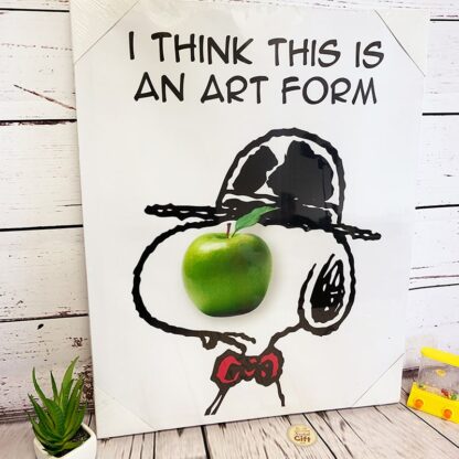 Décoration toile murale Snoopy - Pomme – Image 2