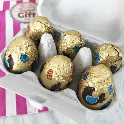 Boîte à oeufs Chocolat Praliné "Je suis oeuf'orique" – Image 4