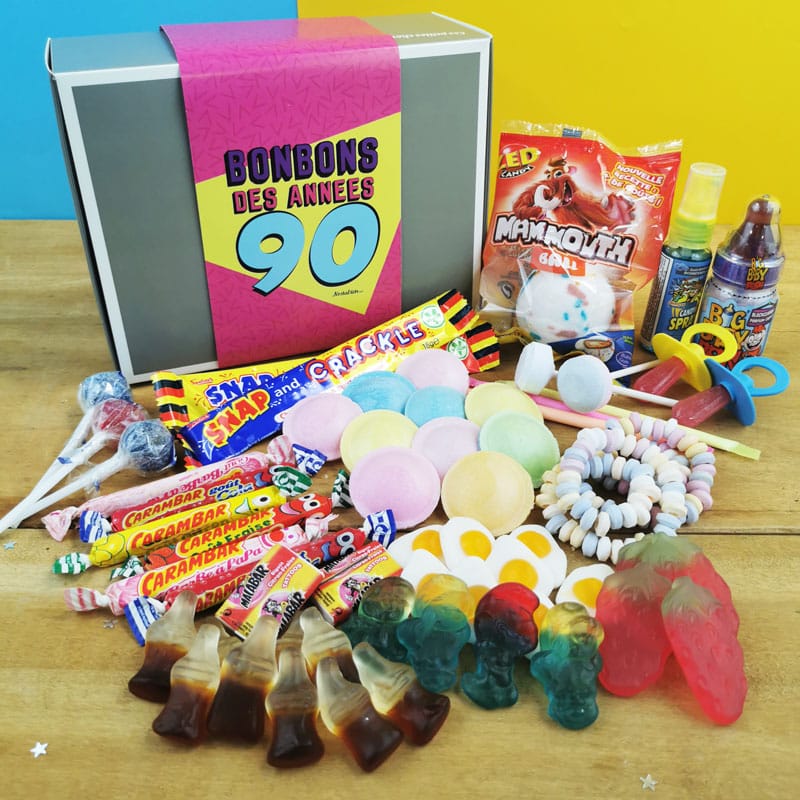 Offrez-vous la Box de bonbons des années 90 !
