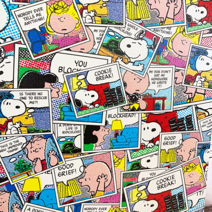 Décoration toile murale Snoopy - Bande dessinée couleur